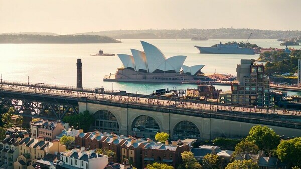 Полет на гидросамолете над Сиднейской Гаванью